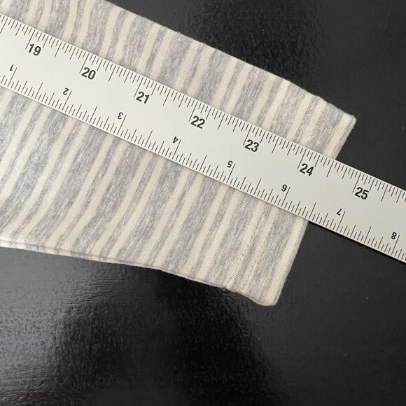 johnnie-O Brannen Long Sleeve Polo Men's Small Grey Striped Performance Stretch - Picture 11 of 12